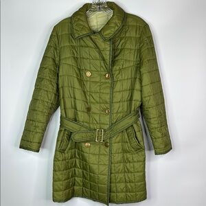 Vintage Glenbrooke Green Quilted Jacket Size M/L
